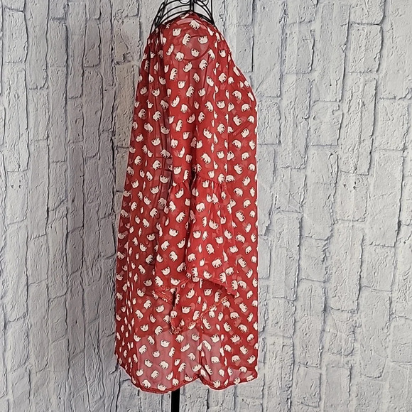 ROLL TIDE ALABAMA‎ Elephant Blouse Small - Picture 5 of 6